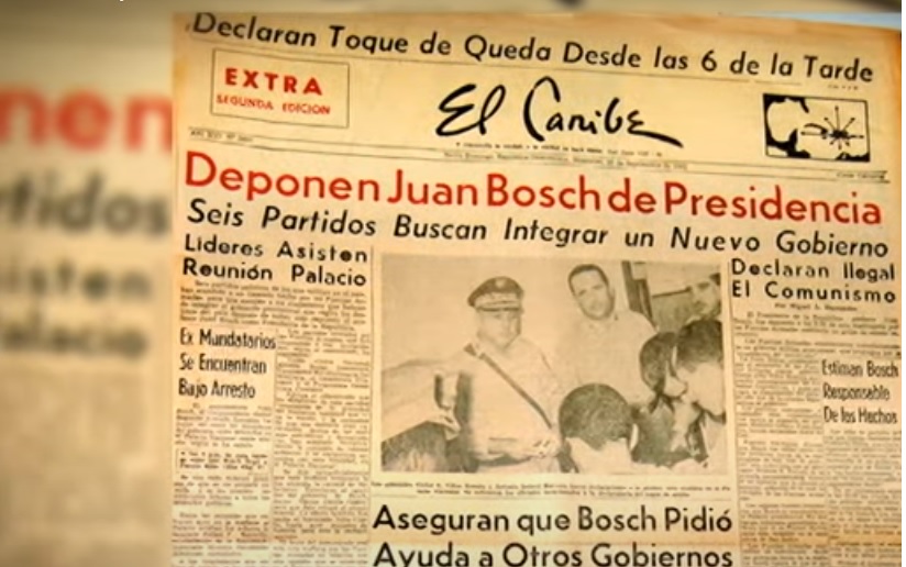 Se cumplen 60 años del golpe de estado al gobierno de Juan Bosch