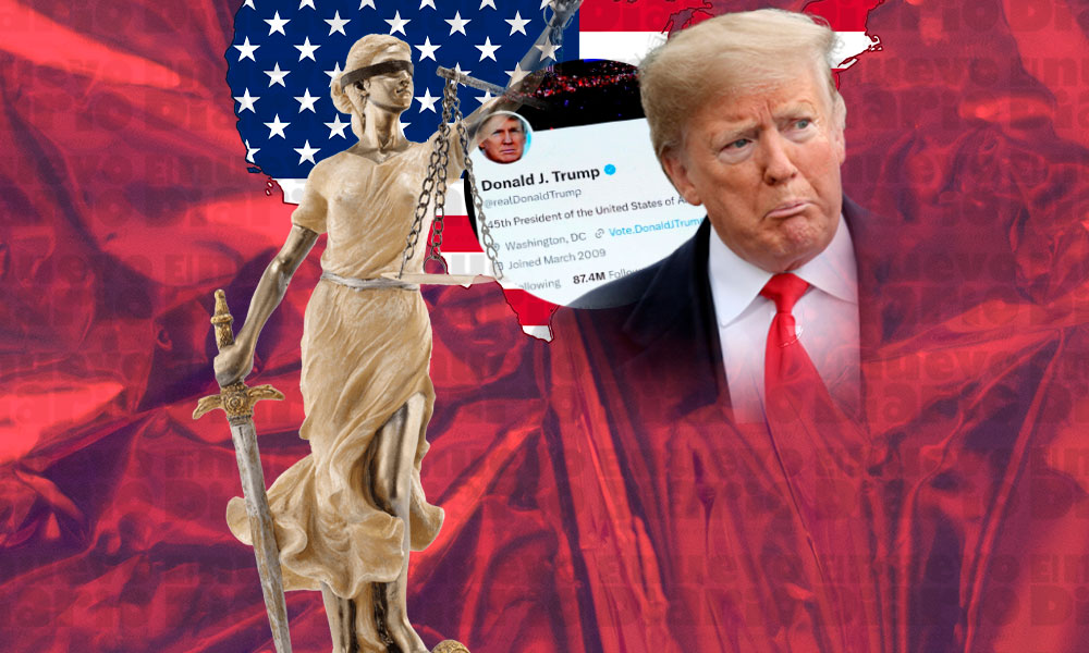 Twitter entregó a la Justicia de EEUU al menos 32 mensajes directos de la cuenta de Trump