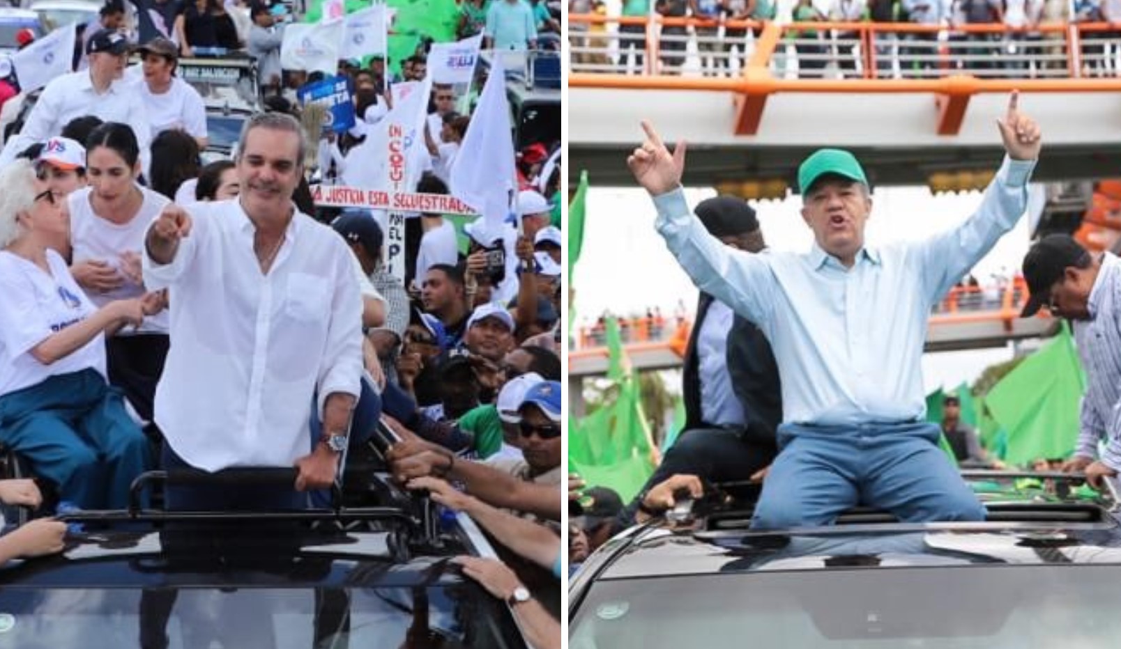 Los candidatos dominicanos siguen con intenso proselitismo