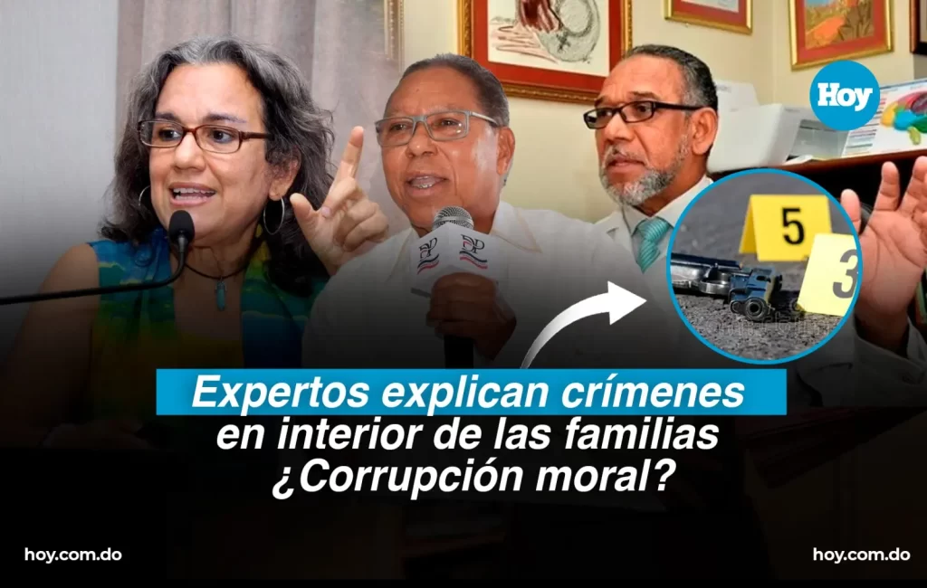 Expertos explican crímenes en interior de las familias ¿Corrupción moral?