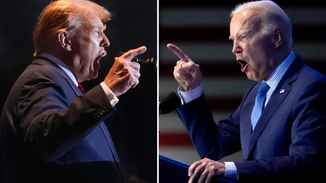 Biden y Trump aceptan debatir hora y media sin anotaciones