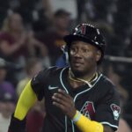 Geraldo Perdomo dispara tres hits, Diamondbacks ganan a Bravos y Ozuna llega a 75 remolcadas