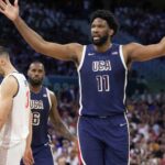 Joel Embiid prefirió EE. UU. sobre Francia en París 2024. Los franceses no se lo perdonan