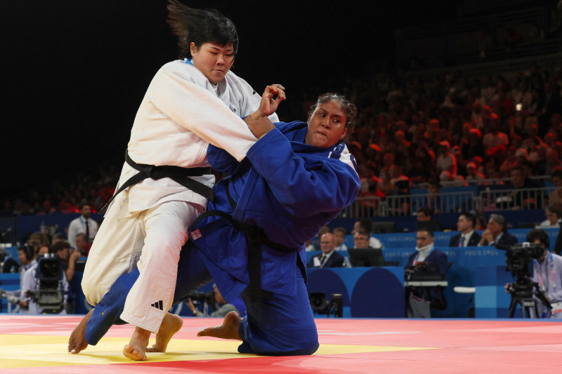 La judoca dominicana Moira Morillo se despide de París tras caer ante Corea del Sur