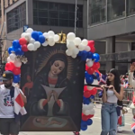 La Virgen En El Desfile Nacional Dominicano