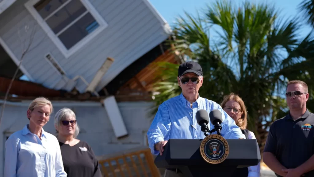 Joe Biden anuncia más de $600 millones para Florida tras Milton y Helene