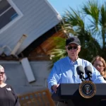 Joe Biden anuncia más de $600 millones para Florida tras Milton y Helene