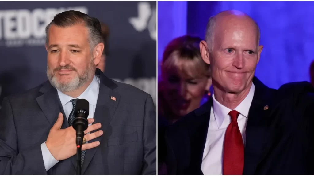 El senador Ted Cruz gana elecciones en Texas y el republicano Rick Scott en Florida