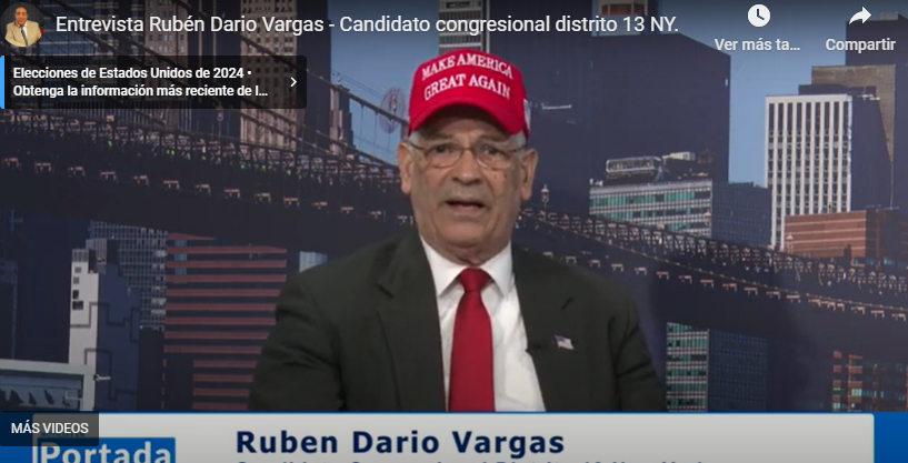 Entrevista Rubén Dario Vargas – Candidato congresional distrito 13 NY.