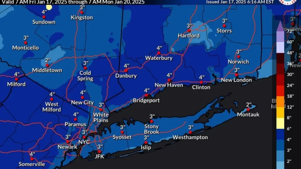 Nueva York espera gran tormenta de nieve desde el domingo seguida de frío extremo