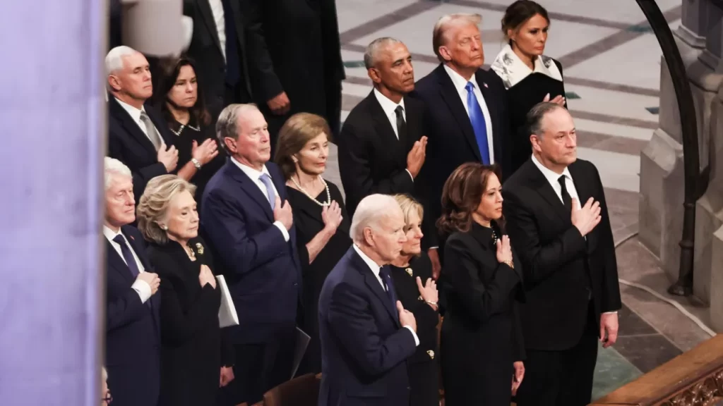 Así despidió EE.UU. a Jimmy Carter en el funeral de Estado