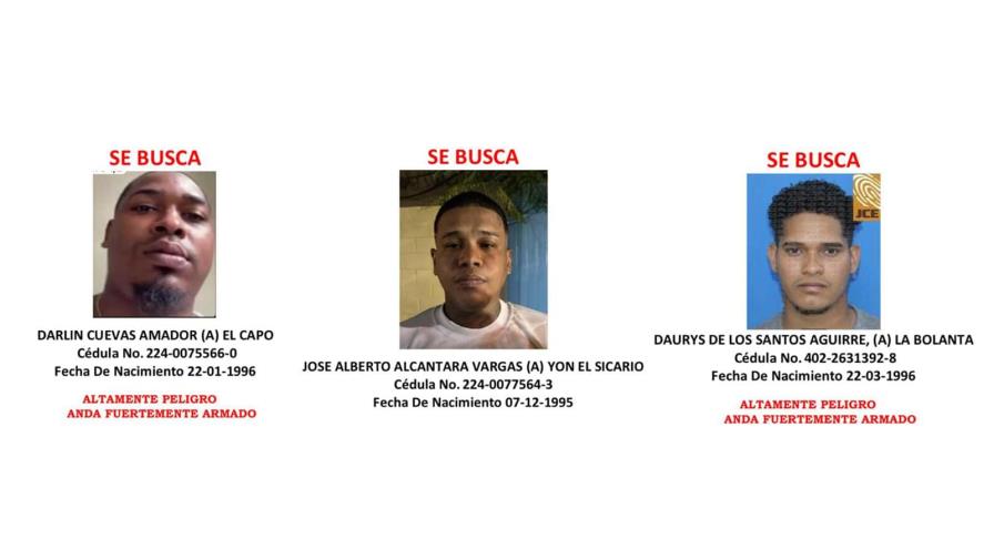 Emiten alerta contra tres acusados del asesinato de dos jóvenes en Herrera